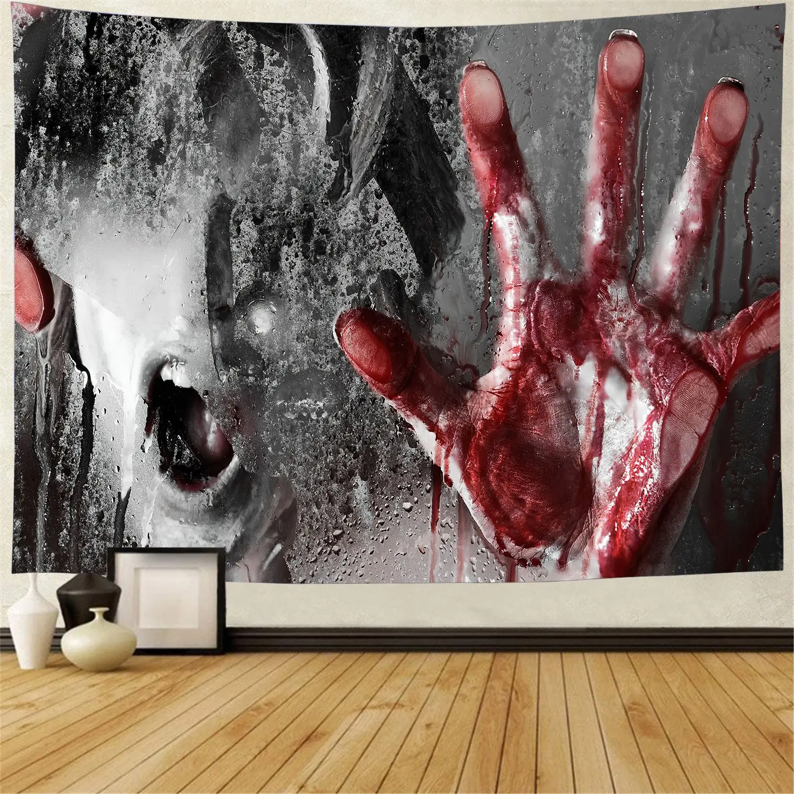 Horror film Smrt Halloween buče tapiserija Doma soba dekoracijo Steni visi Ozadju krpo 