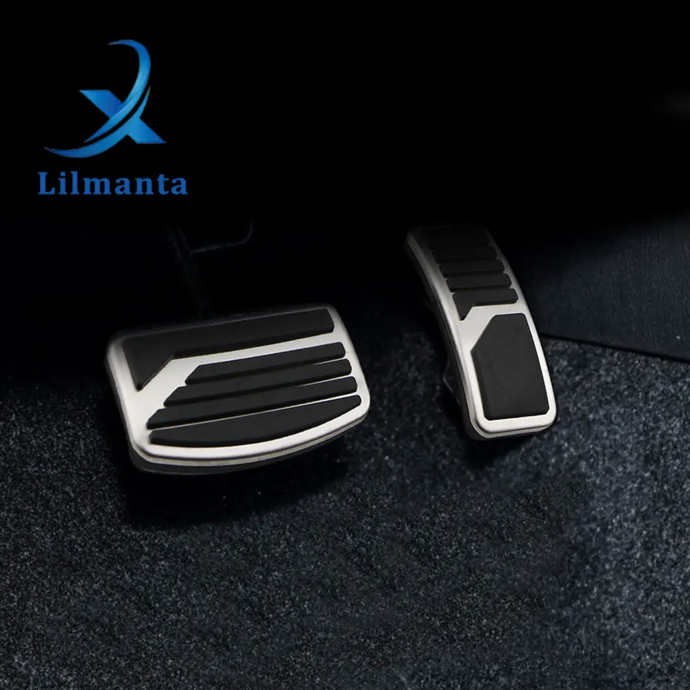 Lilmanta iz Nerjavečega Jekla Auto Avto Pedala Protector za Mitsubishi Delica 2019 2020 2021 NA MT Avto Pedal Pokrov