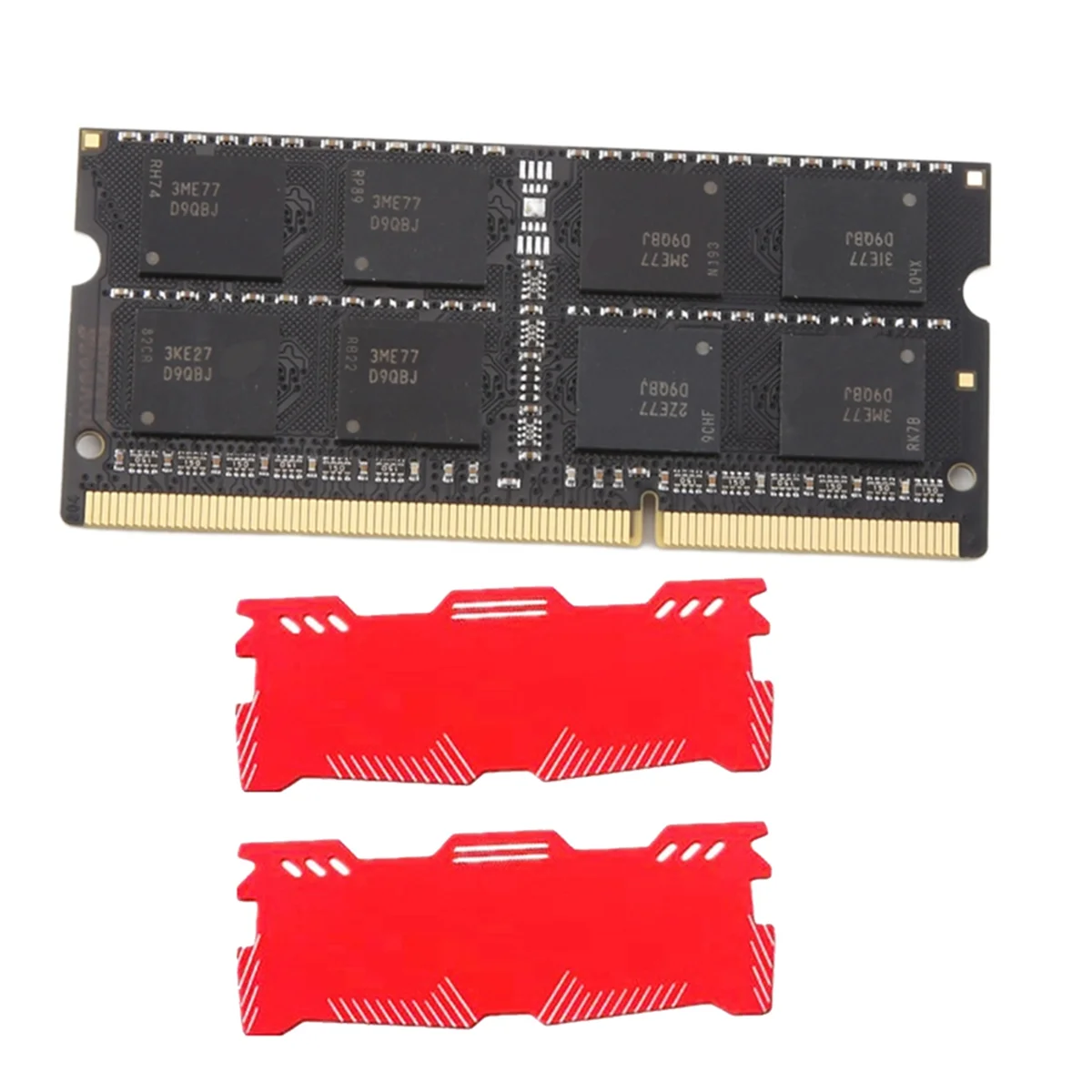 Za MT 8GB DDR3 Laptop Ram Pomnilnika+Hlajenje Telovnik 1333 PC3-10600 204 Zatiči 1,5 V SODIMM za Prenosni Pomnilnik Ram